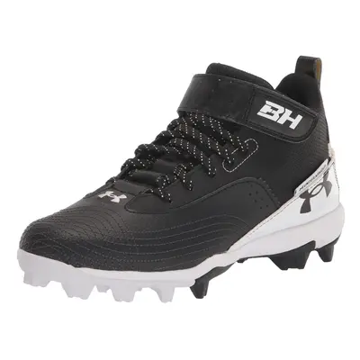 Under Armour Men's Harper Mid Rubber Molded Baseball Cleat (001) Bl