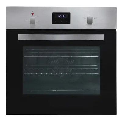 Single Electric Fan Oven In Stainless Steel, 60cm & Digital Display - SIA UB02SO