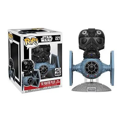 Star Wars TIE Fighter Pilot w/ TIE Fighter Exclusive Deluxe Pop! Vinyl Figure