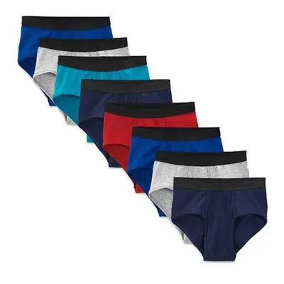 Fruit of the Loom Men's Assorted Cotton Fashion Briefs 8-Pack (Large (