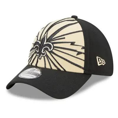 New Era Men's Gold/Black New Orleans Saints Shattered 39THIRTY Flex Ha