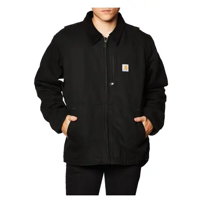 Carhartt Men's Full Swing Loose Fit Washed Duck Fleece-Lined Jacket B