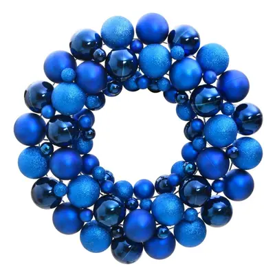 (blue) vidaXL Christmas Wreath Christmas Garland Xmas Wreath Decor cm Polystyrene