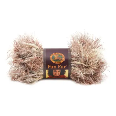 Lion Brand Yarn Fun Fur Yarn Sandstone