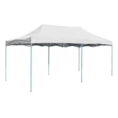 Garden Furniture Set Professional Folding Party Tent 3x6 m Steel White