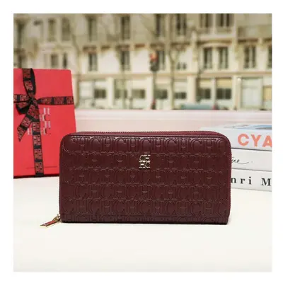 (Lavender) Luxury Brand Spring Fashion Women's Storage Wallet Cartoon Jacquard PU Long Capacity 