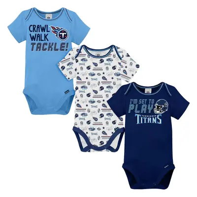 Gerber Unisex Baby NFL Pack Short Sleeve Onesie Bodysuit Team Color Months