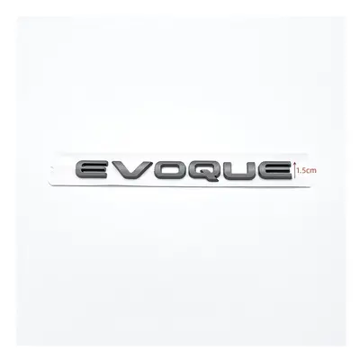 (EVOQUE, Gray) 3D ABS Letters EVOQUE Car sticker Rear tail Trunk sticker car rear Emblem