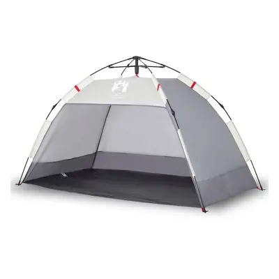 vidaXL Beach Tent 2-Person Lightweight Tent Grey Quick Release Waterproof