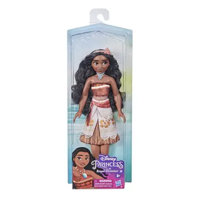 Disney Princess Royal Shimmer Moana Doll Fashion Doll with Skirt and Accessories Toy for Kids Ag