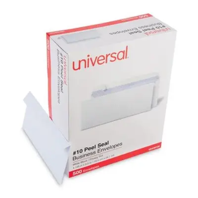 Universal UNV36105 4.25 x 9.63 in. No.10 Business White Envelope