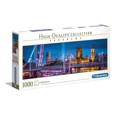 Clementoni 39485-High Quality Collection Puzzle Panorama-London-1000 Pieces, Multi-Coloured