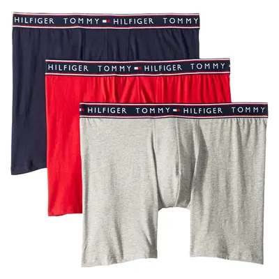 Tommy Hilfiger Men's Cotton Stretch Boxer Brief Multipack Mahogany