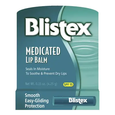 Blistex Medicated Lip Balm 0.15 Ounce (Pack of 24) - Prevent Dryness & Chapping SPF Sun Protecti