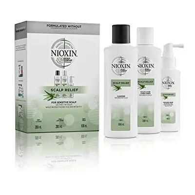 Nioxin Scalp Relief System Kit for Sensitive Dry & Itchy Scalp Parab