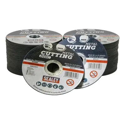 Sealey x 1.2mm Cutting Disc 22mm Bore - Pack of PTC/115CET100