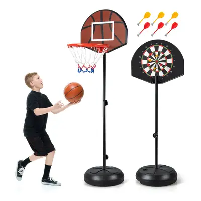 Kids Basketball Hoop 2-in-1 Toddler Basketball Goal System