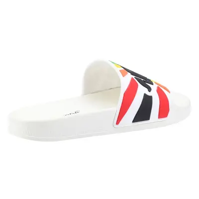 Superga Slide Multicolour Logo Sandals White/Multicolour