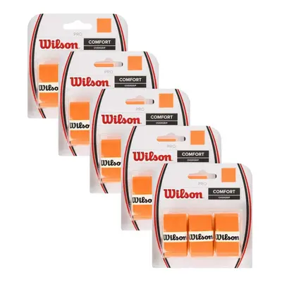 WILSON Packs Pro Overgrip Comfort - Total Strips - (Orange)