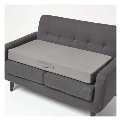 (Charcoal Grey) Orthopaedic Foam Seater Booster Cushion Cotton Removable Cover