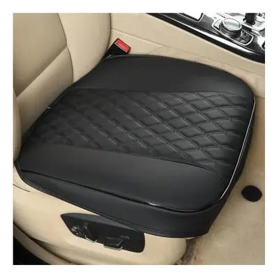 Car Seat Cover PU Leather,Full Wrapping Edge,Protector for Front Seat Bottom (5352 cm)(1Piece,Bl