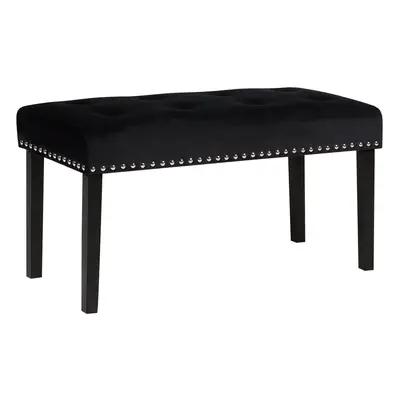 Bench YORKTON Black Velvet