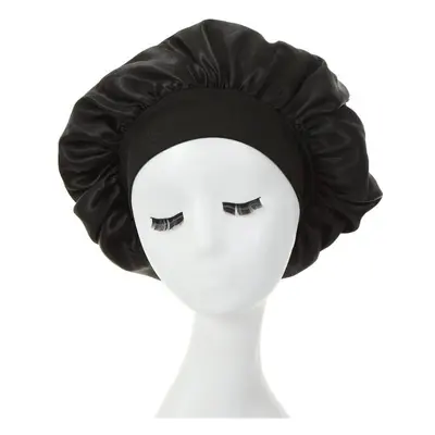 Hair Bonnet for Sleeping, Wide Elastic Band Satin Bonnet Silk Bonnet Shower Cap for Women Girls 