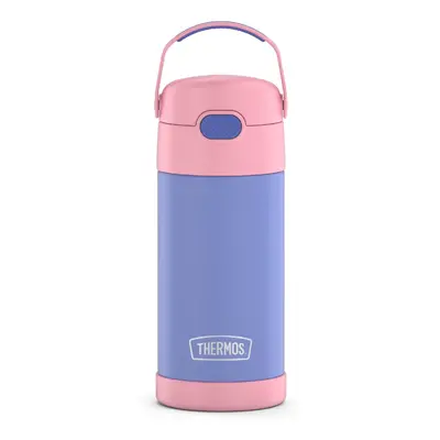 THERMOS FUNTAINER Water Bottle with Straw Ounce PurplePink Kids Stainless Steel Vacuum Insulated