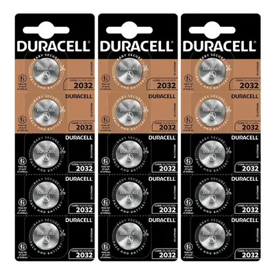 15 x Duracell Cr (3 Blister Packs of Batteries) Batteries (DL/CR2032)