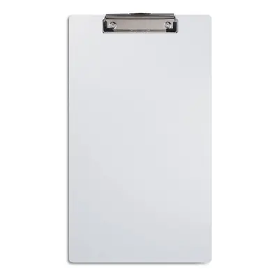 Staples Aluminum Clipboard Legal Size Silver 9-Inch X 1/2-I