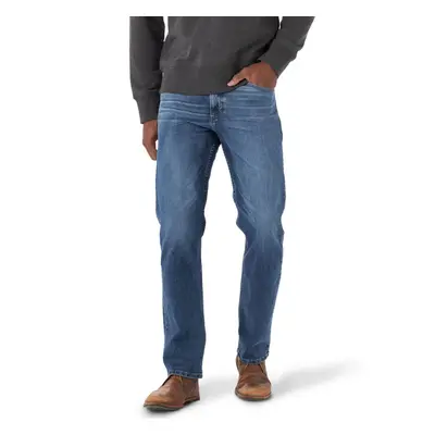 Wrangler Mens Free-to-Stretch Relaxed Fit Jean, Knox, 32W x 30L