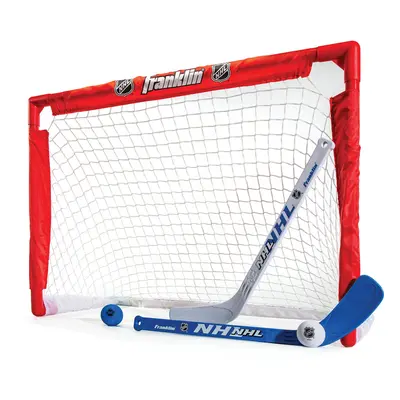 Franklin Sports NHL s Mini Hockey Set - Includes Knee Hockey Goal - Mini Hockey Sticks + Foam Ba