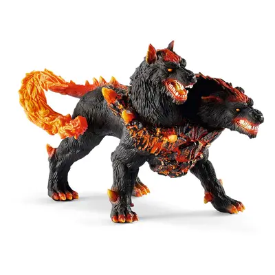 Schleich Eldrador Creatures, Lava Monster Mythical Creatures Toys for Kids, Hellhound Action Fig