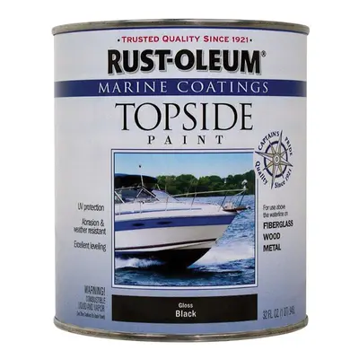 MARINE TOP PAINT BLK QT Pack of