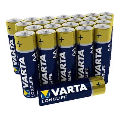 VARTA Longlife AA Mignon LR06 Alkaline Batteries (24-pack) â Made in Germany â ideal for rem