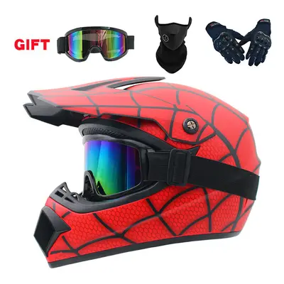 (S, V) Motorcycle Youth Kids Child Helmet Full Face Motocross Casco Moto Off-road