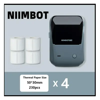 (B1-5030X4) Niimbot B1 Mini Thermal Self-adhesive Labels Printer Mini Portable Printer For Mobil