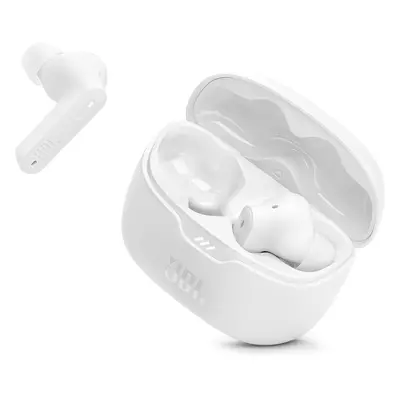 JBL Tune Beam True Wireless Earbuds (Ghost Edition) (White)