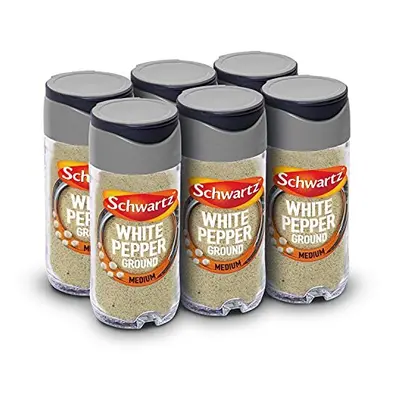 Schwartz White Pepper Ground 34g, Bulk Pack of