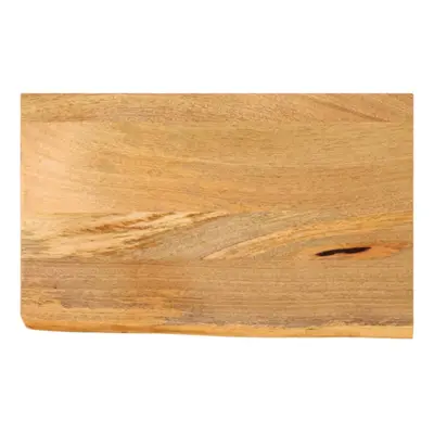 vidaXL Table Top Live Edge Replacement Board Dining Table Top Solid Wood Mango