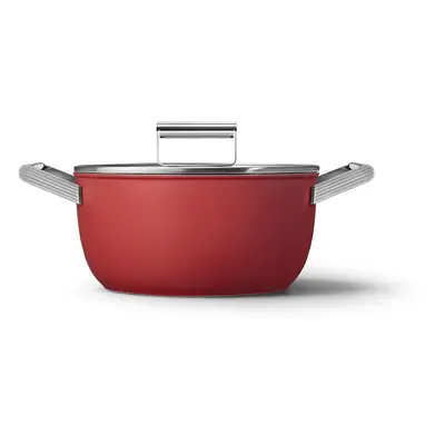 Smeg Red 5Quart 95Inch Casserole Dish with Lid