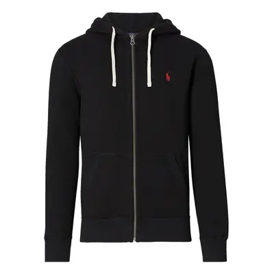 POLO RALPH LAUREN Classic Full-Zip Fleece Hooded Sweatshirt - - Blac