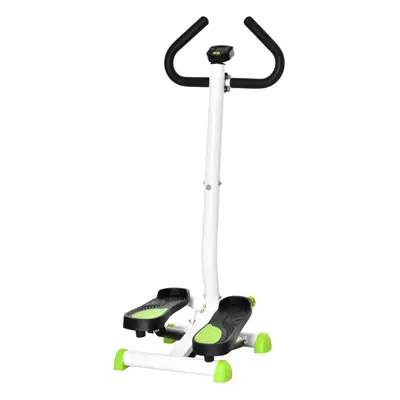 HOMCOM Twister Stepper Step Machine w/ LCD Screen, White