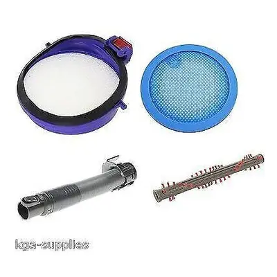 Stretch Hose & Pre / Post Filter Kit & Roller Bar for DYSON DC24 Vacuum Cleaner