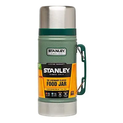 LIKE-NEW Stanley Double Wall Vacuum-18-8 Insulated Lid-Leak Proof, Stainless Steel, Hammertone G