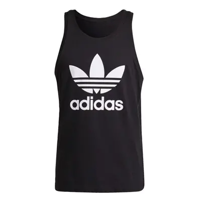 adidas Originals Men's Adicolor Trefoil Tank Top Black/White Large