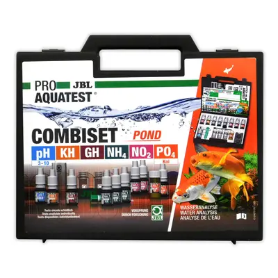 Pond Test Kit JBL Pro AquaTest CombiSet pH KH GH NH4 NO2 PO4 Fish Koi Goldfish