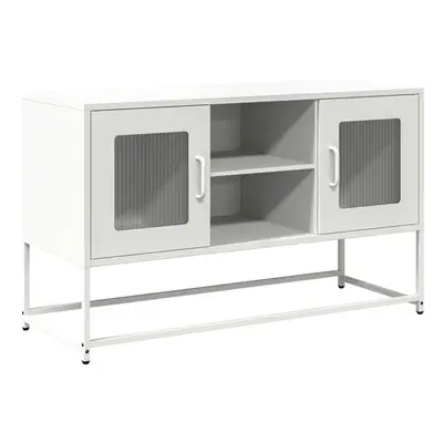 (white, 100.5 cm) vidaXL TV Cabinet Anthracite 100.5x39x60.5 cm Steel TV stand TV sideboard