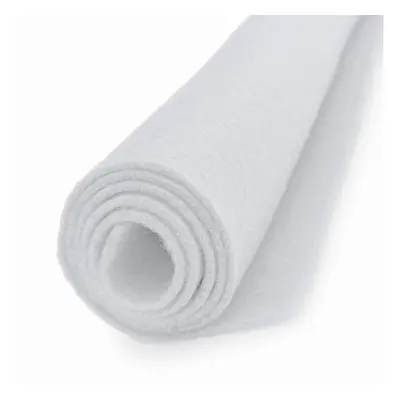 White - Premium Acrylic Felt Craft Sheet - 36in x 36in Sheet