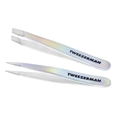 Tweezerman Winter Frost Micro Mini Slant & Point Tweezer Set